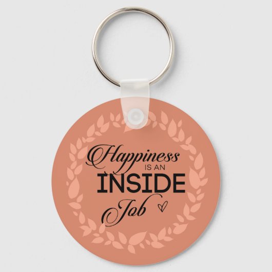 幸福は内職赤面リース キーホルダー (正面)
