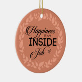 幸福は内職赤面リース セラミックオーナメント (右)