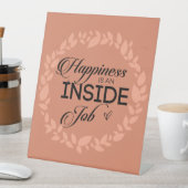 幸福は内職赤面リース 台座サイン (インサイチュ)