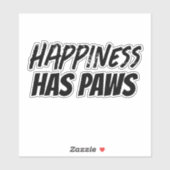 幸福は前足がある シール (シート)