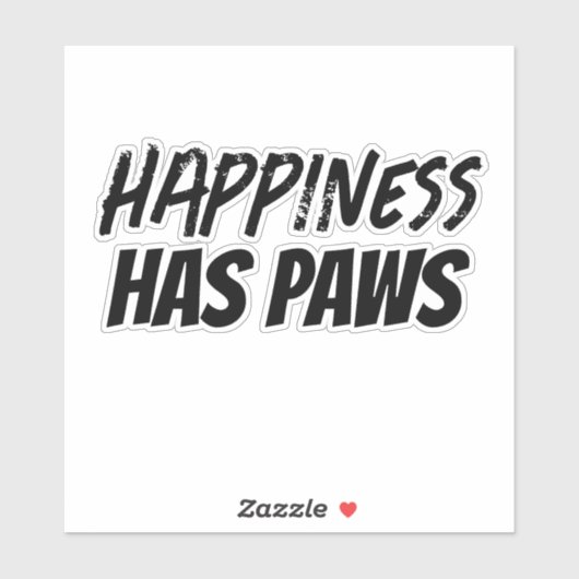 幸福は前足がある シール (シート)