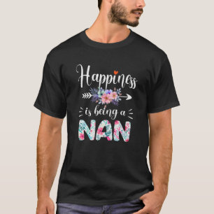 幸福は南常に女性のフローラ装飾である Tシャツ