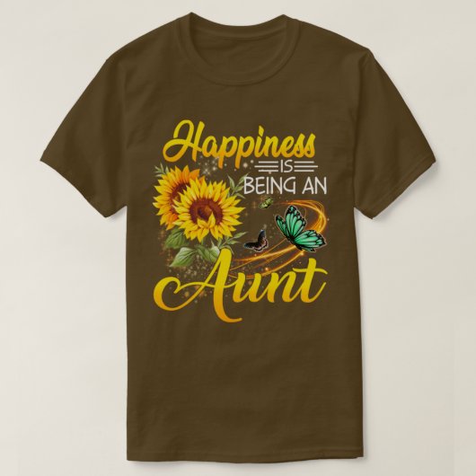 幸福は叔母である Tシャツ (デザイン正面)