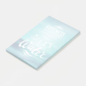 幸福は塩辛い水入って来ます ポストイット (アングル)