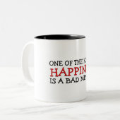 幸福は悪い記憶発言です ツートーンマグカップ (正面左)
