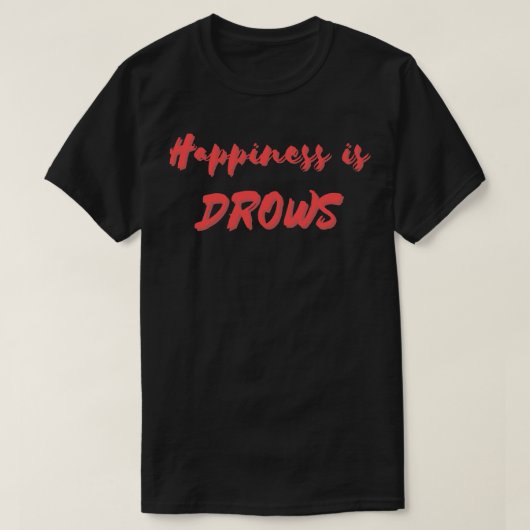 幸福は悲しみだ Tシャツ (デザイン正面)