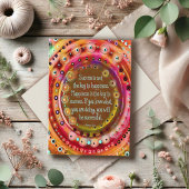 幸福は成功の鍵インスパイアの引用文 カード