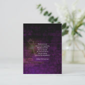 幸福は成功への鍵高揚引用文である ポストカード (スタンド正面)