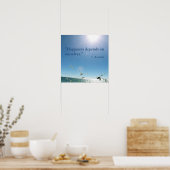 幸福は我々自身に依存する引用文アリストテレス ポスター (キッチン)