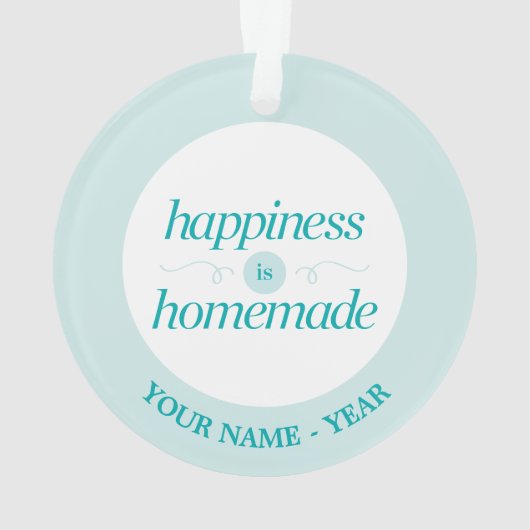 幸福は手製です オーナメント (裏面)