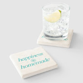 幸福は手製です ストーンコースター (横)