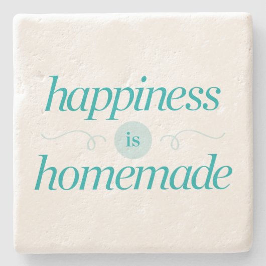 幸福は手製です ストーンコースター (正面)