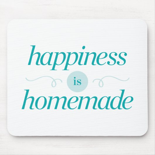 幸福は手製です マウスパッド (正面)