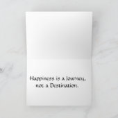 幸福は旅である カード (内部)