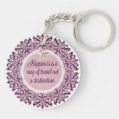 幸福は旅行の方法…です キーホルダー (裏面)