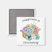 幸福は時を移すパーソナライズされた マグネット (正面/裏面)