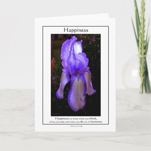 幸福は時…あります カード (正面)