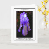 幸福は時…あります カード (黄色い花)