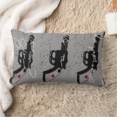 幸福は暖かい銃の枕です ランバークッション (ブランケット)