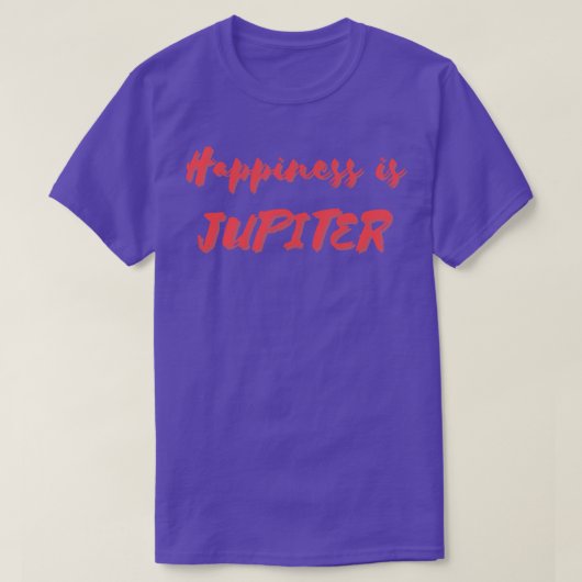 幸福は木星である Tシャツ (デザイン正面)