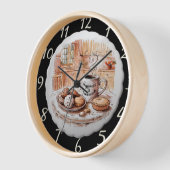 幸福は楽の時を思い出す 壁時計 (傾斜)