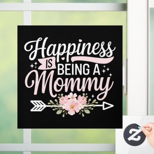 幸福は母の日の母なるフローラである ウィンドウサイン (ホーム)