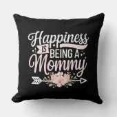 幸福は母の日の母なるフローラである クッション (正面)