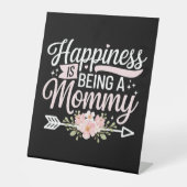 幸福は母の日の母なるフローラである 台座サイン (正面)