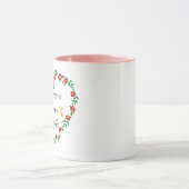 幸福は母親であるおもしろい母親の日の新しい母親 マグカップ (中央)