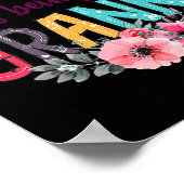 幸福は永遠に続く女性のおばあちゃんフローラ ポスター (角)