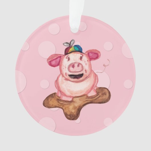 幸福は泥水の溜まり オーナメント (正面)