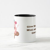 幸福は泥水の溜まり マグカップ (中央)