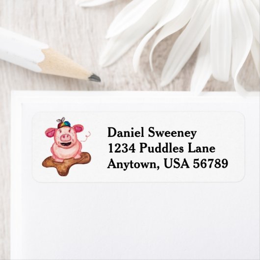 幸福は泥水の溜まり ラベル (インサイチュ)