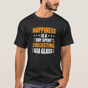 幸福は海のガラスの嘴を集める日だ Tシャツ