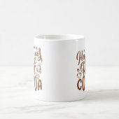 幸福は熱いココア コーヒーマグカップ (中央)