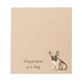 幸福は犬なり ノートパッド (正面)