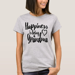 幸福は祖母のハートのTシャツです Tシャツ