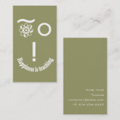 幸福は科学教えの宇宙原子 名刺 (正面/裏面)