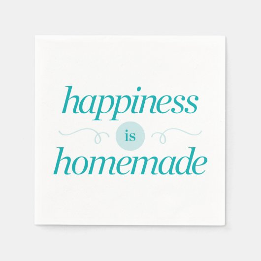 幸福は自家製だ スタンダードカクテルナプキン (正面)