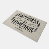 幸福は自家製だ ドアマット (アングル)