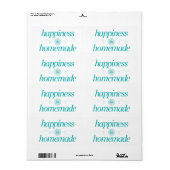 幸福は自家製だ ラベル (フルシート)