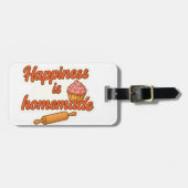 幸福は自家製ステッカー ラゲッジタグ (正面横)