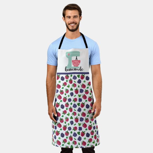 幸福は自家製 エプロン (着用した状態)