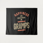 幸福は蓄財である |祖父 タペストリー (正面(横))