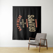 幸福は蓄財である |祖父 タペストリー (インサイチュ)