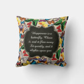 幸福は蝶です クッション (裏面)