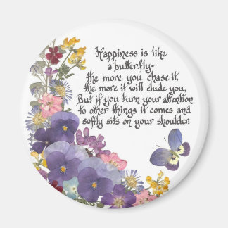 幸福は蝶に似ている マグネット