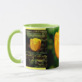 幸福は蝶のマグのようなものだ マグカップ (左)