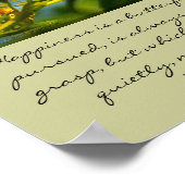 幸福は蝶の額縁のプリント ポスター (角)