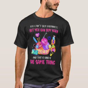 幸福は買無いが糸は買い Tシャツ